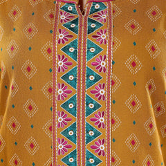 Be You Ethnic Motifs Printed Maxi Nightdress
