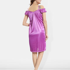 Be You Shoulder Straps Satin Nightdress & Robe