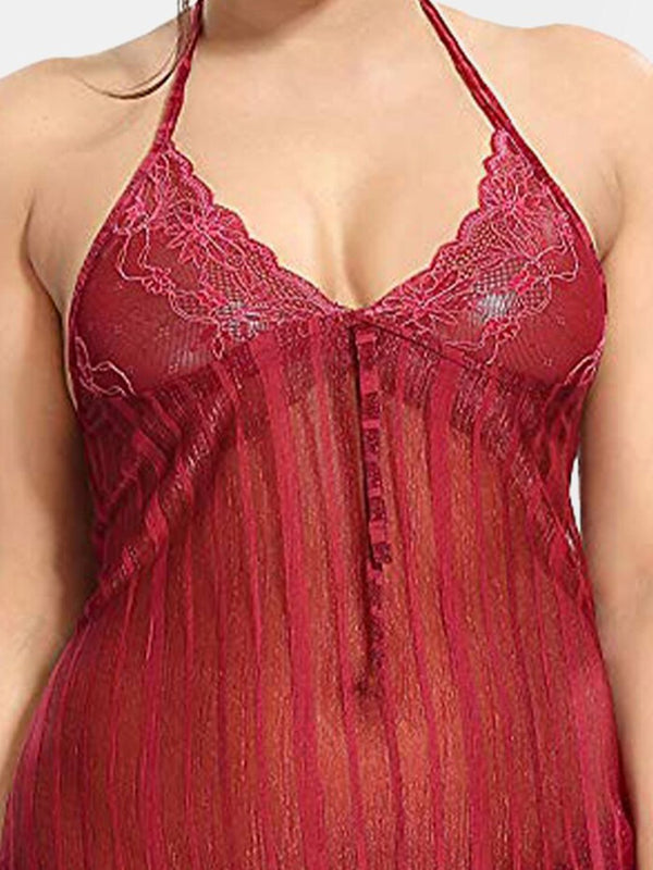 Be You Self Design Net Baby Doll With Brief