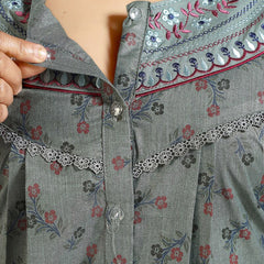 Be You Floral Printed Maxi Nightdress