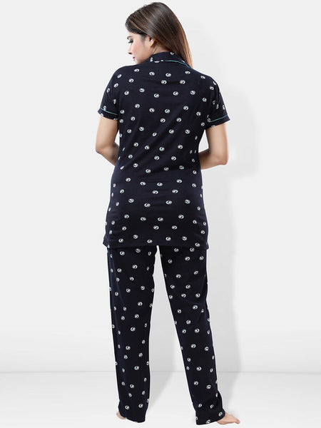 Be You Pack Of 2 Printed Night suit