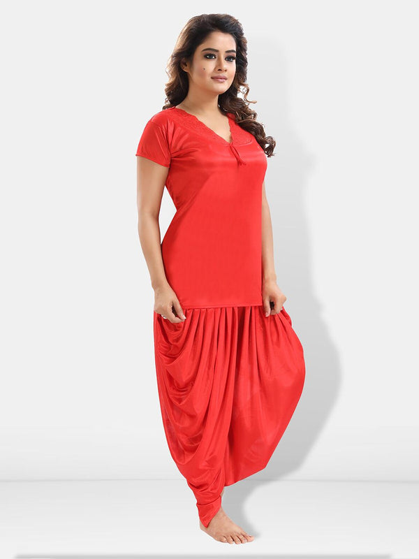 Be You 6 Pieces Satin Maxi Nightdress Set With Robe And Lingerie Set