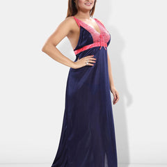 Be You Satin Maxi Wrap Nightdress With Robe