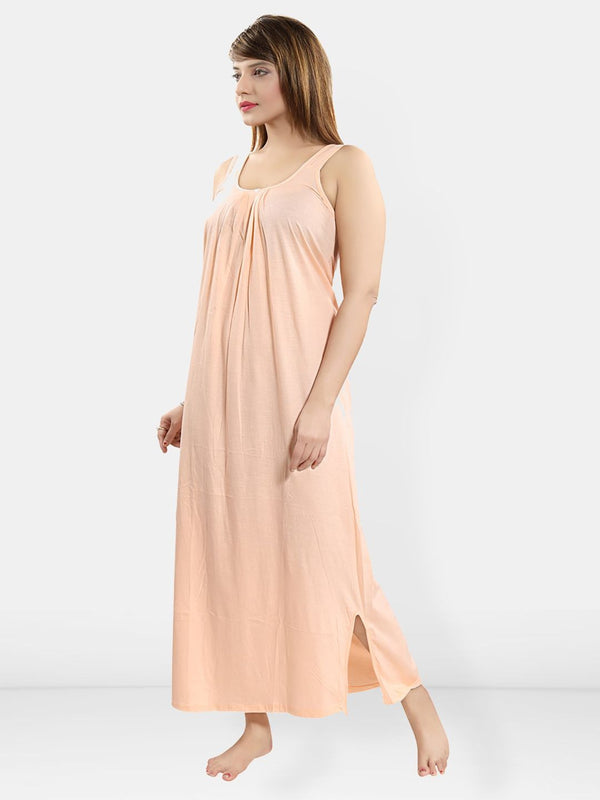 Be You Sleeveless Cotton Maxi Nightdress