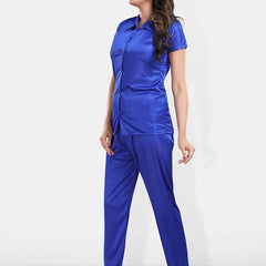 Be You Satin Shirt & Lounge Pant Night Suit