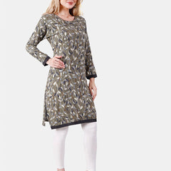 Be You Floral Printed Maternity Straight Kurta