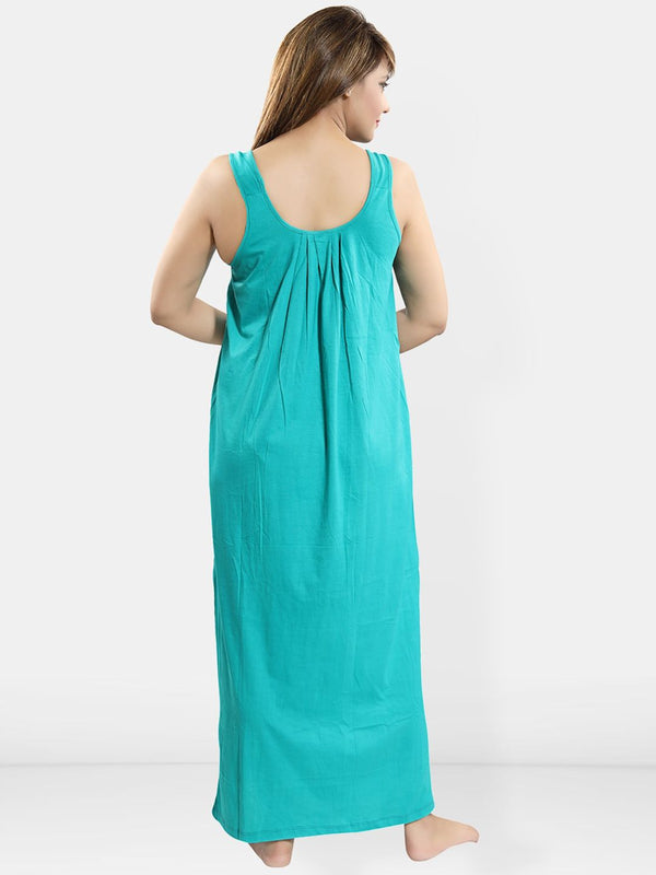 Be You Sleeveless Cotton Maxi Nightdress