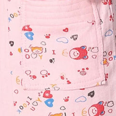 Be You Girls Printed Terry Cotton Water Absorbent Bath Robe With Belt