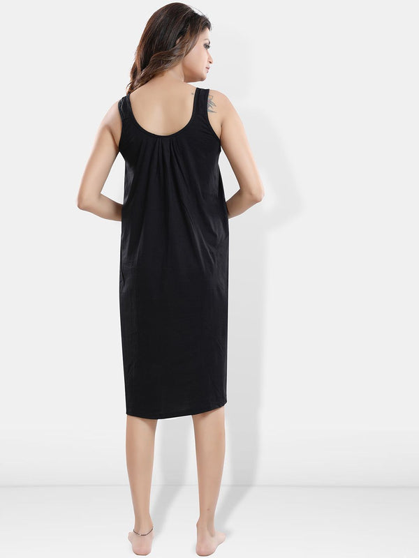 Be You Sleeveless Cotton Midi Nightdress