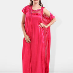 Be You Satin Maxi Nightdress With Robe
