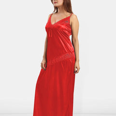 Be You Women Shoulder Straps Maxi Nightdress