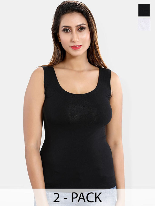 Be You Pack Of 2 Sleeveless Non-Padded Camisoles
