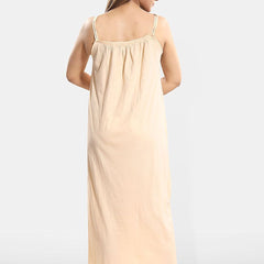 Be You Lace Cotton Maxi Nightdress