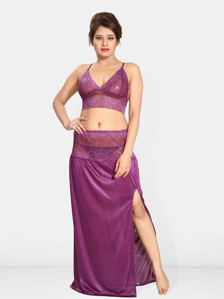 Be You Women Shoulder Straps Maxi Nightdress