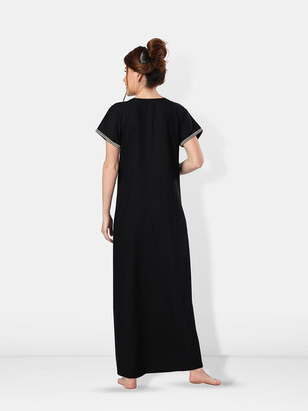 Be You Embroidered Maxi Nightdress