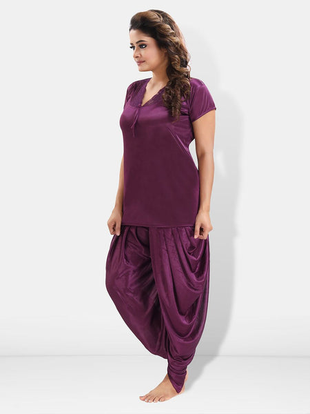 Be You 6 Pieces Satin Maxi Nightdress Set With Robe And Lingerie Set