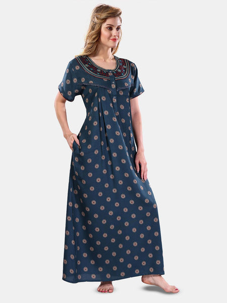 Be You Floral Printed Maxi Nightdress