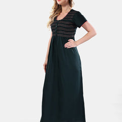 Be You Round Neck Maxi Nightdress