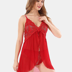 Be You Self Designed Net Baby Doll With Brief