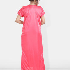 Be You Maxi Satin Wrap Nightdress With Robe