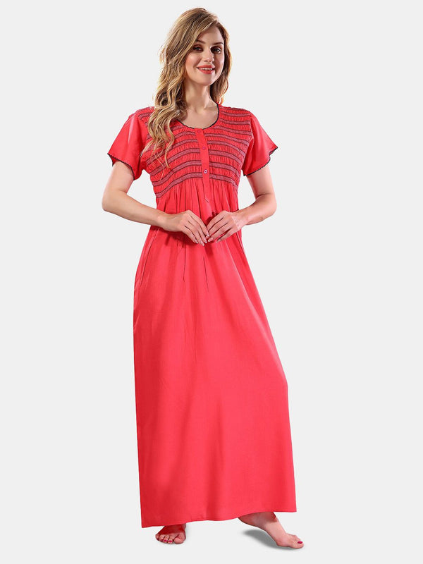 Be You Round Neck Maxi Nightdress