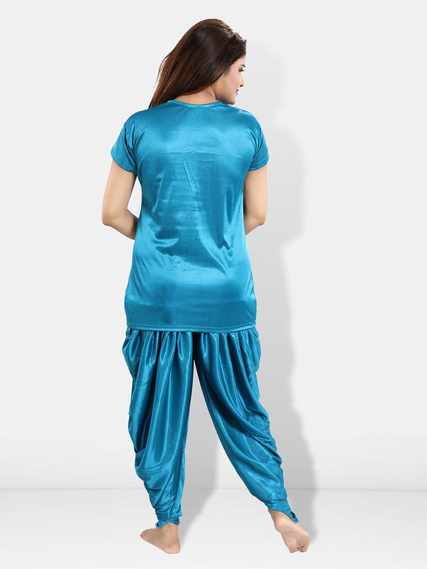Be You 6 Pieces Satin Maxi Nightwear Set