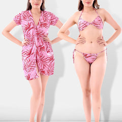 Be You Women Set Of 3 Pink Printed Nightdress