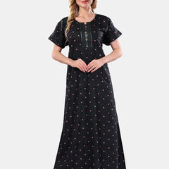 Be You Geometric Printed Maxi Nightdress