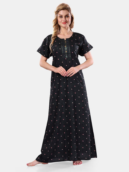 Be You Geometric Printed Maxi Nightdress