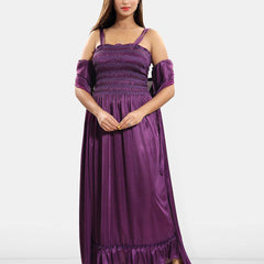 Be You Satin Maxi Nightdress with Robe