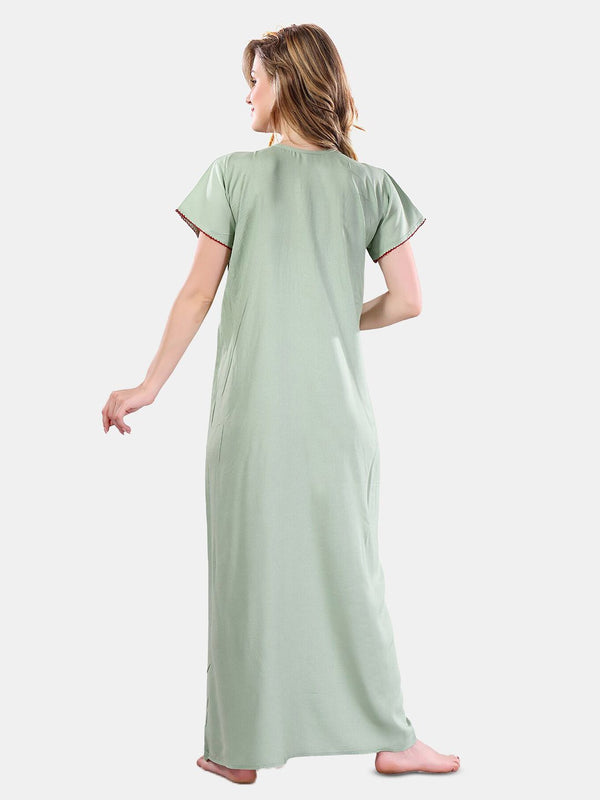 Be You Round Neck Maxi Nightdress