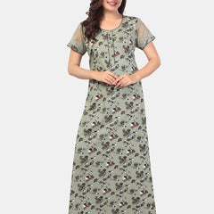 Be You Floral Printed Maxi Nightdress