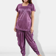 Be You Square Neck Satin Night suit