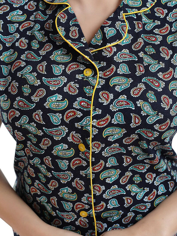 Be You Printed Shirt & Pyjama