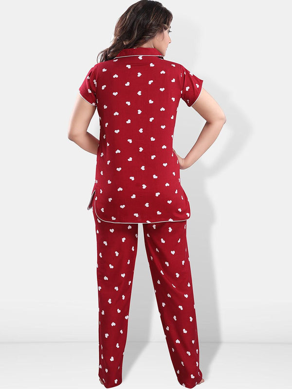 Be You Women Graphic Printed Night suit