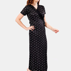 Be You Satin Maxi Nightdress With Robe