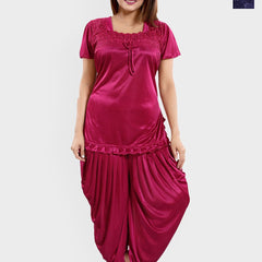 Be You Pack Of 2 Satin Top With Patiala