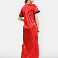 Be You Satin Maxi Wrap Nightdress