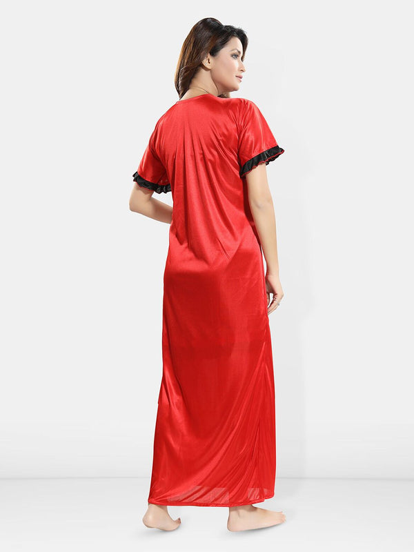 Be You Satin Maxi Wrap Nightdress