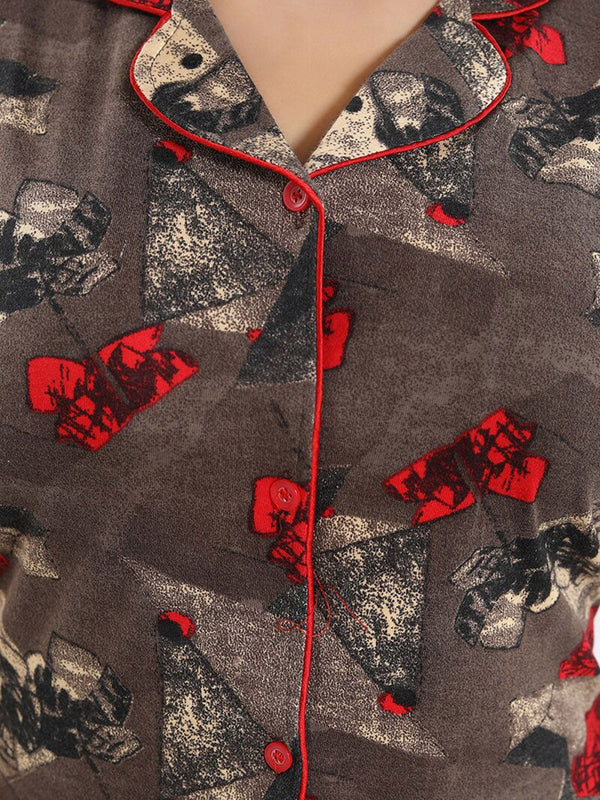Be You Pack of 2 Printed Shirt With Pyjamas