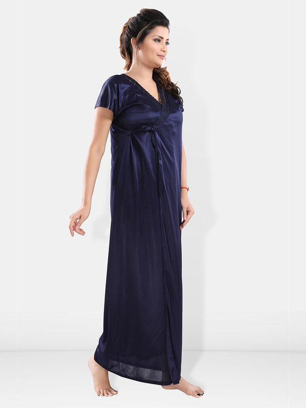 Be You Satin Maxi Nightdress With Robe