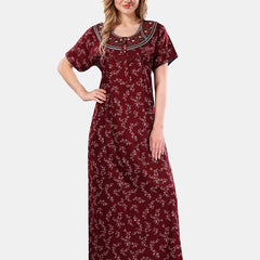 Be You Floral Printed Maxi Nightdress