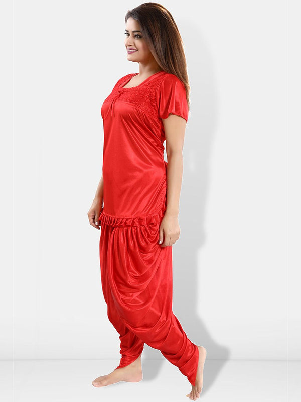 Be You Square Neck Satin Night suit