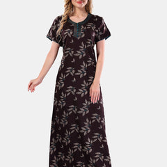 Be You Floral Printed Maxi Nightdress
