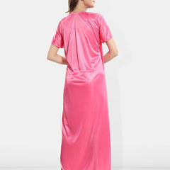 Be You Satin Wrap Nightdress With Robe