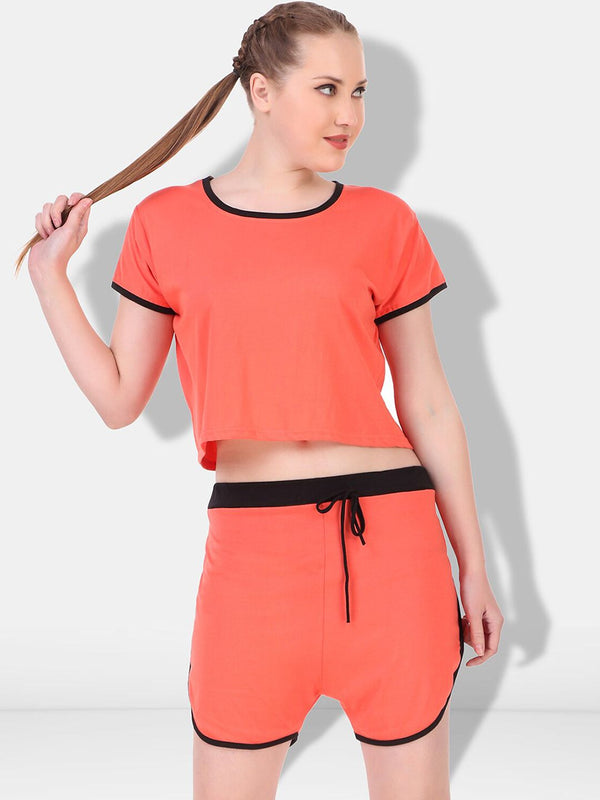 Be You Solid Cotton Blend Night suit