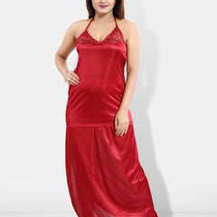 Be You 6 Pieces Satin Nightwear Set