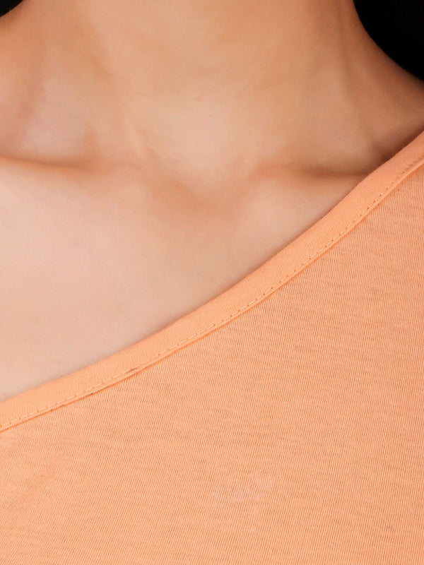 Be You One Shoulder Cotton Crop Top