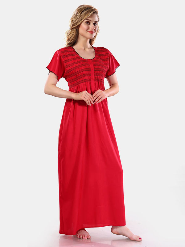 Be You Round Neck Maxi Nightdress