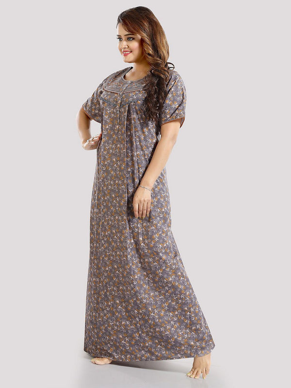 Be You Floral Printed Maxi Nightdress